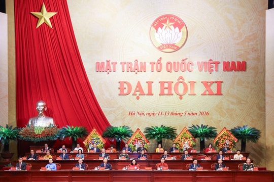 Sáng nay, các Ủy viên Đoàn Chủ tịch Ủy ban Trung ương MTTQ Việt Nam khóa XI ra mắt Đại hội