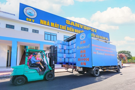 Yến sào Khánh Hòa đẩy mạnh xuất khẩu sang thị trường Trung Quốc