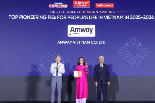 Amway Việt Nam được vinh danh Giải thưởng Rồng Vàng lần thứ 10