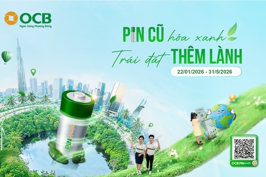 Phong cách sống xanh lan tỏa mạnh mẽ từ chiến dịch thu gom pin cũ của OCB
