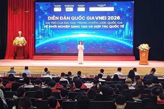 Diễn đàn VNEI 2026 thúc đẩy đại học đổi mới sáng tạo gắn hệ sinh thái khởi nghiệp quốc gia