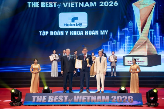 Y khoa Hoàn Mỹ được vinh danh “Hệ thống Y khoa tốt nhất Việt Nam 2026”