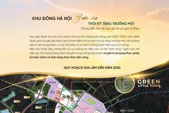 Khu Đông Hà Nội bước vào thời kỳ tăng trưởng mới