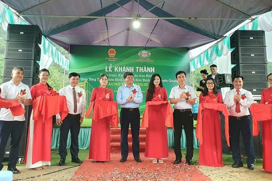 Nhựa Tiền Phong khánh thành “Cầu nối yêu thương” số 119 tại Tuyên Quang