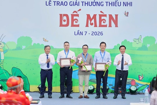 Giải thưởng “Thiếu nhi Dế Mèn lần thứ 7 năm 2026” vinh danh thành tựu trọn đời NSND Ngô Mạnh Lân