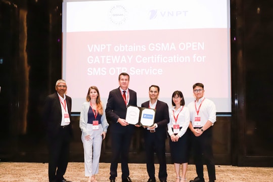 VNPT đạt chứng nhận GSMA Open Gateway cho dịch vụ bảo mật SMS OTP