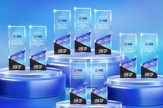 MB được JCB vinh danh với 9 giải thưởng danh giá