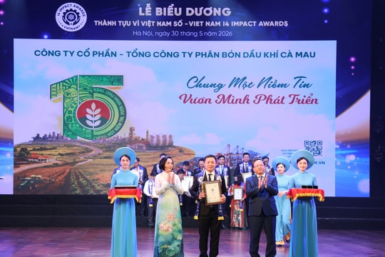 PVCFC – doanh nghiệp phân bón duy nhất được vinh danh toàn diện tại Vietnam I4 Impact Awards 2026