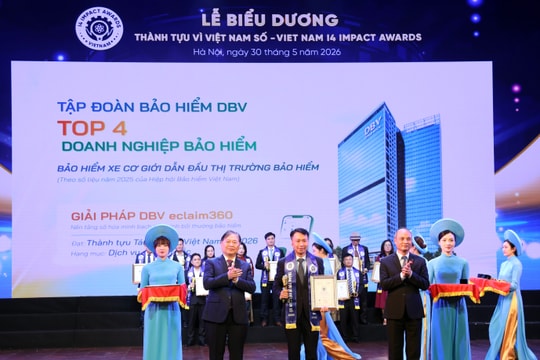 DBV khẳng định vị thế tiên phong chuyển đổi số với dấu ấn kép tại Vietnam I4 Impact Awards 2026
