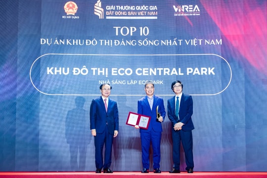 Nhà sáng lập Ecopark lập cú đúp tại Giải thưởng Quốc gia Bất động sản Việt Nam lần thứ II