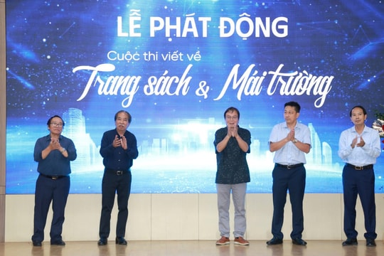 Phát động cuộc thi viết về “Trang sách và Mái trường”