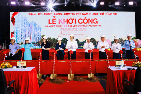 Thành phố Đồng Nai khởi công dự án nhà ở xã hội cho thuê đầu tiên trên cả nước