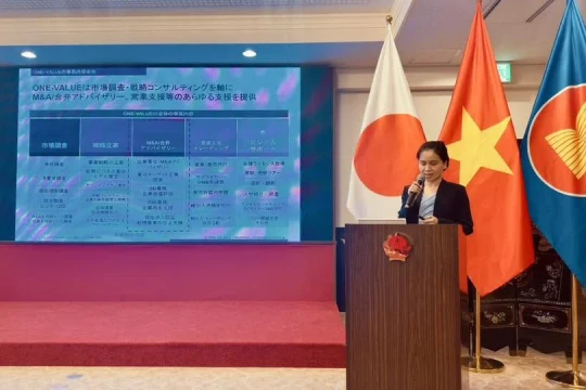 CEO ONE-VALUE Phi Hoa chia sẻ về cơ hội M&A Việt Nam – Nhật Bản tại hội thảo do Thương vụ Việt Nam tại Nhật Bản tổ chức