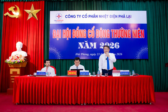 Đại hội đồng cổ đông thường niên Công ty Cổ phần Nhiệt điện Phả Lại năm 2026