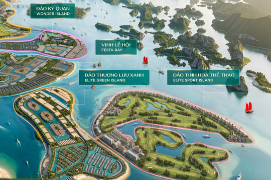 Vinhomes kiến tạo Đảo Tinh hoa Thể thao 900ha bên vịnh di sản