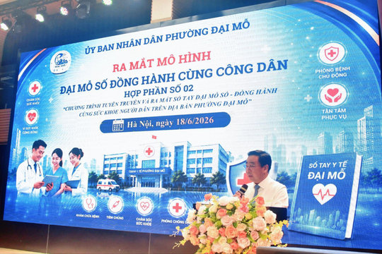 Chuyển đổi số trong y tế cơ sở: Đại Mỗ triển khai “Sổ tay y tế số”