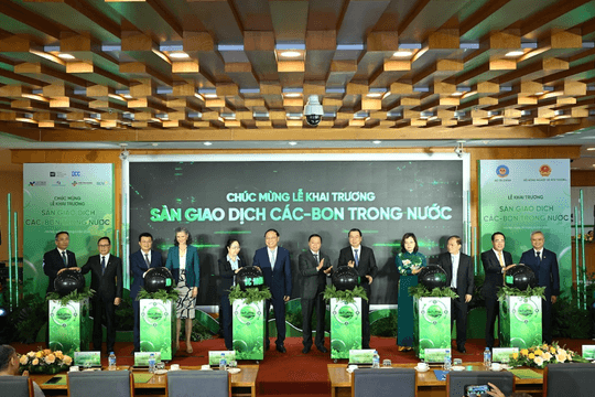 Khai trương sàn giao dịch các-bon trong nước - Kênh huy động xanh, bền vững