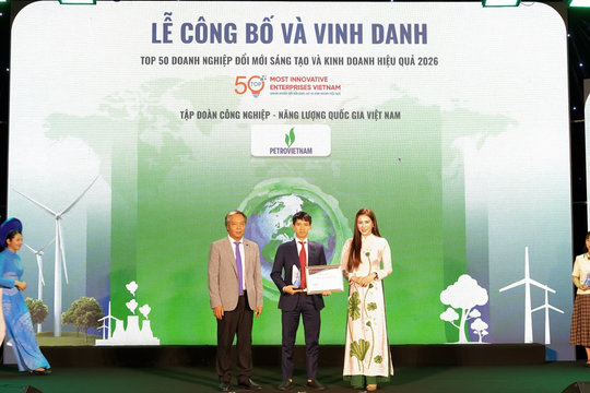 Petrovietnam được vinh danh trong Top đầu các Goôd88 link không chặn Đổi mới sáng tạo và Kinh doanh hiệu quả 2026