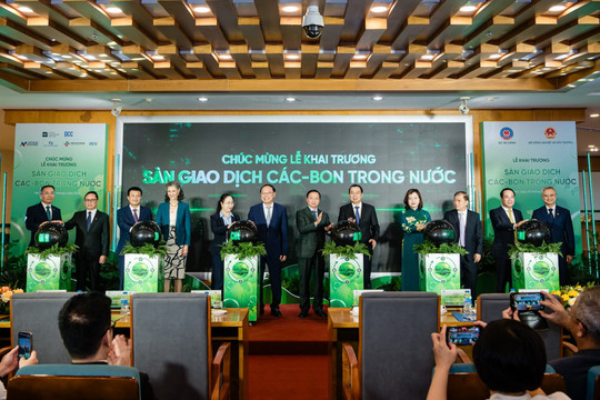 Sàn giao dịch các-bon vận hành, mở cơ hội mới cho doanh nghiệp Việt