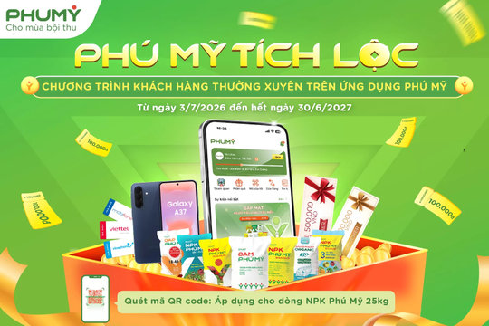 PVFCCo ra mắt chương trình khách hàng thân thiết "Phú Mỹ Tích Lộc"