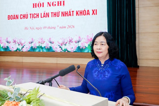 Chủ tịch Bùi Thị Minh Hoài: MTTQ Việt Nam các cấp tiếp tục kiện toàn, vận hành tổ chức bộ máy tinh gọn, hiệu lực, hiệu quả
