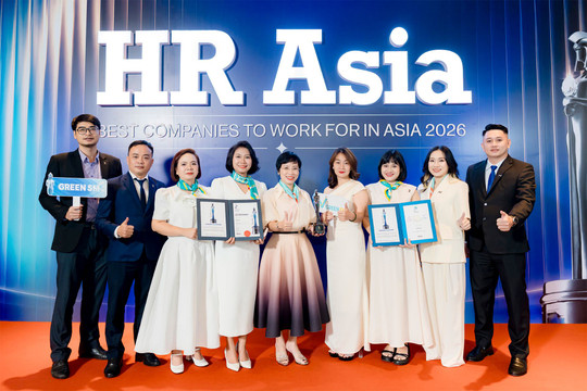 Green SM giành cú đúp giải thưởng HR Asia Awards 2026