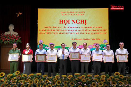 Xã Việt Tiến (Hưng Yên): “Chính quyền phục vụ người dân và doanh nghiệp”