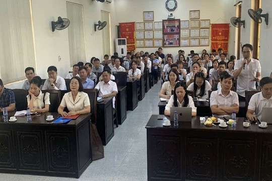 Ninh Bình tập huấn Hệ thống thông tin giải quyết thủ tục hành chính tập trung ngành Tư pháp