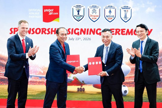 Vietjet và Ngân hàng số Vikki trở thành đơn vị đồng hành cùng ASEAN United FC
