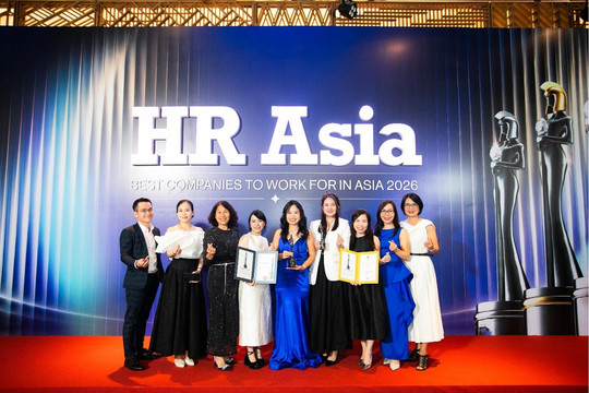 Vantive Việt Nam nhận “cú đúp” giải thưởng HR Asia Awards 2026 - khẳng định năng lực xây dựng tổ chức hiệu suất cao