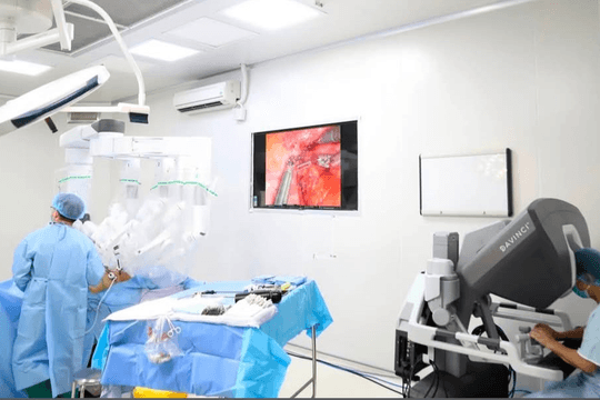 Phẫu thuật robot tạo bước tiến mới trong điều trị ung thư tại Bệnh viện K
