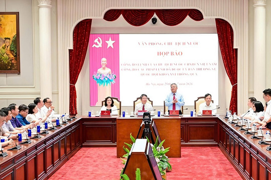 Công bố Lệnh của Chủ tịch nước về 3 Pháp lệnh vừa được Quốc hội thông qua