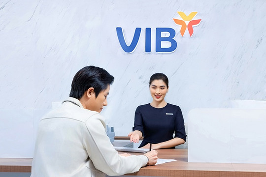 VIB lãi 5.180 tỷ đồng, tài sản vượt 580 nghìn tỷ trong 6 tháng