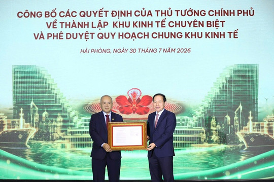 Khu thương mại tự do Hải Phòng sẽ trở thành hình mẫu về tổ chức không gian phát triển