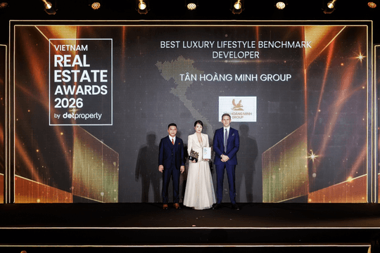 Tân Hoàng Minh thắng lớn tại Dot Property Vietnam Real Estate Awards 2026