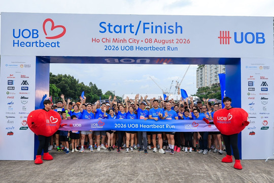 UOB Heartbeat Run 2026 mở rộng cơ hội học tập số cho trẻ em có hoàn cảnh khó khăn