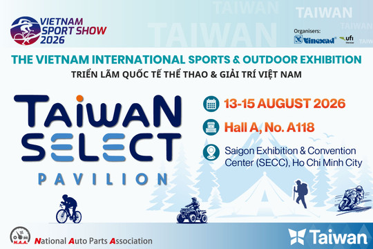 Triển lãm Vietnam Sport Show 2026 sẽ diễn ra từ ngày 13–15/08/2026