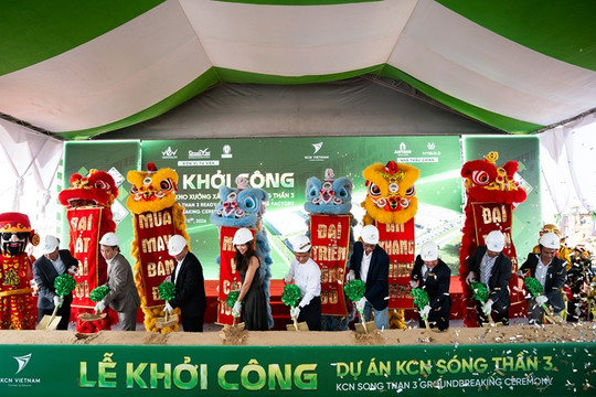 KCN Việt Nam mở rộng mạng lưới công nghiệp với dự án Sóng Thần 3