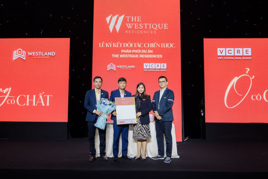 WestLand chính thức trở thành đối tác chiến lược phân phối dự án The Westique Residences
