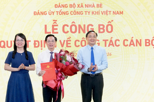 Đồng chí Bùi Minh Tiến giữ chức Bí thư Đảng ủy PV GAS