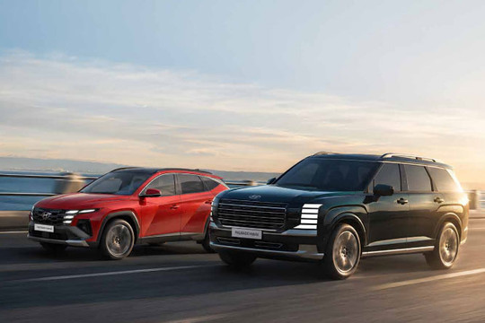 Trình diễn công nghệ mới trên Hyundai Palisade hybrid và Tucson hybrid