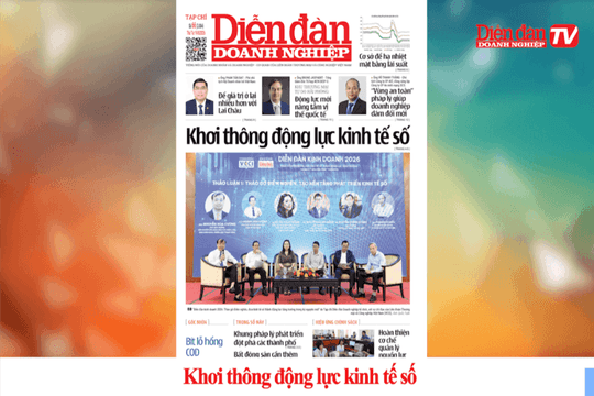 DIỄN ĐÀN DOANH NGHIỆP SỐ 66: Khơi thông động lực kinh tế số