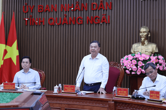 Phó Thủ tướng Thường trực Phạm Gia Túc: Quảng Ngãi cần phát huy tối đa tiềm năng, tạo động lực tăng trưởng mới