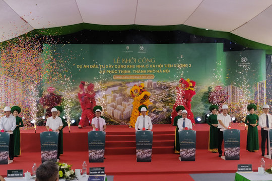 Khởi công dự án nhà ở xã hội hơn 8.000 căn hộ tại phía Bắc Hà Nội