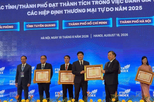 Hải Phòng vào top 5 địa phương xuất sắc nhất về thực thi hiệu quả các FTA năm 2025