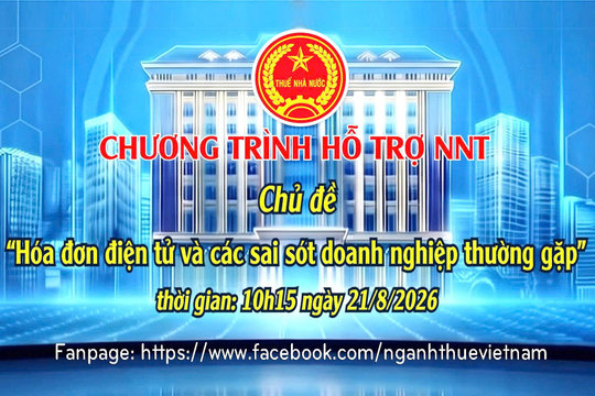 Chuỗi Livestream “Đồng hành cùng doanh nghiệp, hộ, cá nhân kinh doanh năm 2026”