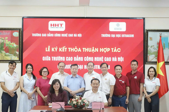 Trường Cao đẳng Công nghệ cao Hà Nội và Đại học Intracom thúc đẩy hợp tác phát triển nguồn nhân lực