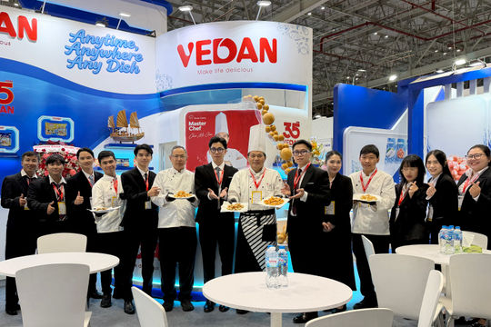 Vedan thúc đẩy giá trị gia tăng cho ngành thực phẩm đông lạnh tại Vietfish 2026