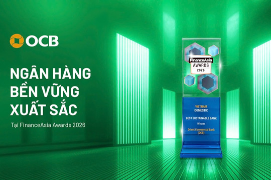 OCB tạo dấu ấn kép tại các giải thưởng quốc tế