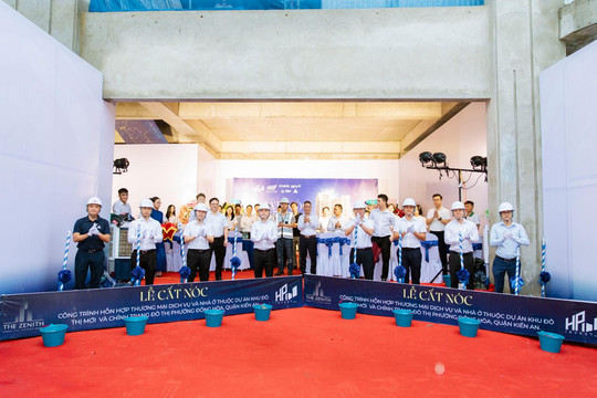 The Zenith Hải Phòng chính thức cất nóc, sẵn sàng “về đích”